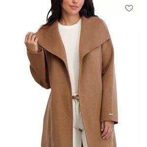 Women's Tan Sweater Coat